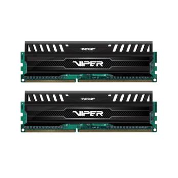 Оперативная память Patriot Viper 3, DDR3, 16GB (2x8 GB), 1600 MHz, CL10, DIMM, радиатор, черный