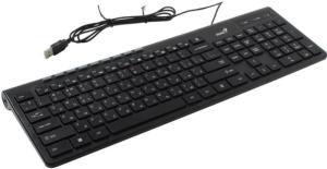 Клавиатура проводная Genius SlimStar 230II 31310048402, USB, черный