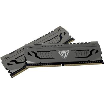 Оперативная память Patriot Viper Steel, DDR4, 32GB (1x32 GB), 3200 MHz, CL16, DIMM, радиатор, черный