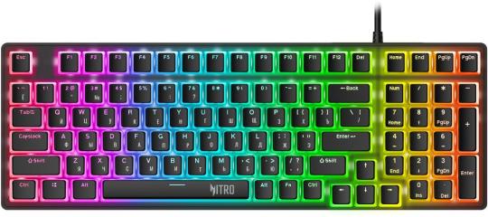 Клавиатура проводная Acer Nitro OKW303, USB, черный