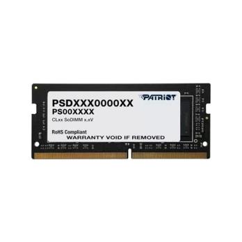 Оперативная память Patriot Signature, DDR4, 16GB (1x16 GB), 3200 MHz, CL22, SO-DIMM