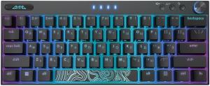 Клавиатура беспроводная GMNG GG-KB500XW (1910516), USB, Bluetooth/Радиоканал, черный