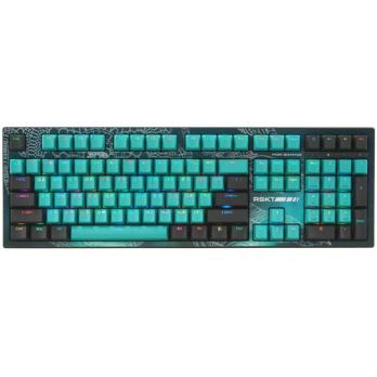 Клавиатура Raskat KM002 проводная, USB Type-A, зелёный