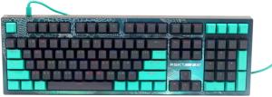 Клавиатура Raskat KM002 UV проводная, USB Type-A, зелёный (UV)
