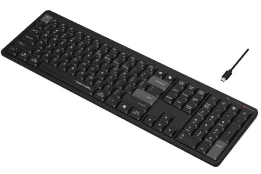 Клавиатура беспроводная A4Tech Fstyler FBX55C черный USB BT/Radio slim Multimedia (FBX55C)
