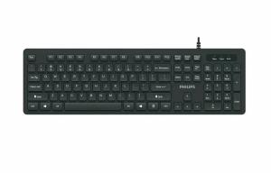 Клавиатура Philips SPK6264 проводная, USB Type-A, чёрный