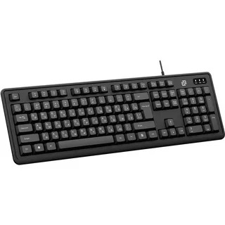 Клавиатура проводная Oklick K175 черный USB Multimedia