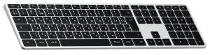 Клавиатура Satechi Slim X3 беспроводная, Bluetooth, серый