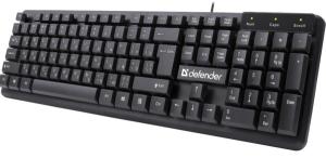Клавиатура проводная Defender Symbol HB-559 RU USB черный