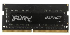 Оперативная память Kingston Fury Impact, DDR4, 16GB (1x16GB), 3200MHz, CL20, SO-DIMM