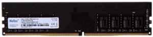Оперативная память NETAC, DDR4, 8GB, (1x8GB), 2666MHz, CL19, DIMM, с радиатором, черный