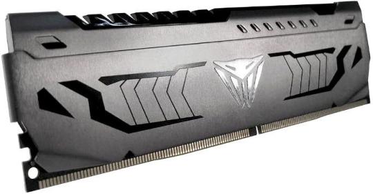 Оперативная память Patriot Steel Series, DDR4, 16GB (1x16 GB), 3200 MHz, CL22, радиатор, черный, SO-DIMM