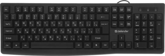 Клавиатура Defender Navigator HB-138 проводная, USB Type-A, чёрный