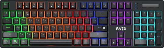 Клавиатура Defender Avis GK-312 проводная, USB Type-A, чёрный