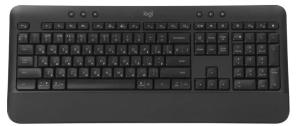 Клавиатура Logitech Signature K650 беспроводная, Bluetooth, радиоканал, чёрный