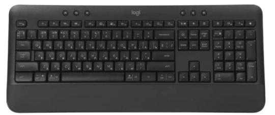 Клавиатура Logitech Signature K650 беспроводная, Bluetooth, радиоканал, чёрный