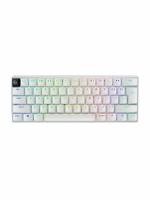 Клавиатура Logitech G PRO X 60 гибридная, Bluetooth, радиоканал, белый