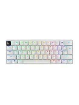 Клавиатура Logitech G PRO X 60 гибридная, Bluetooth, радиоканал, белый