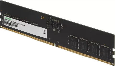 Оперативная память Digma, DDR5, 16Gb (1x16Gb), 4800MHz, CL40, DIMM