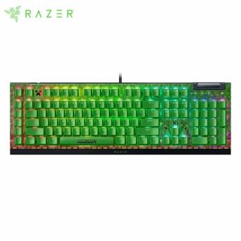 Клавиатура Razer BlackWidow V4 X Green Switch Minecraft Edition проводная, USB Type-A, зеленый