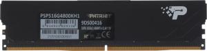 Оперативная память Patriot Signature, DDR5, 8GB (1x8 GB), 4800 MHz, CL40, DIMM