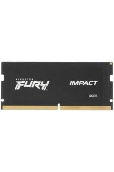 Оперативная память Kingston Fury Impact, DDR5, 16GB (1x16GB), 4800MHz, CL38, SO-DIMM