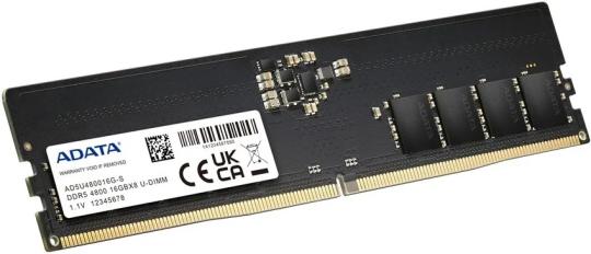 Оперативная память A-Data, DDR5, 16GB (1x16 GB), 5600 MHz, CL46, SO-DIMM