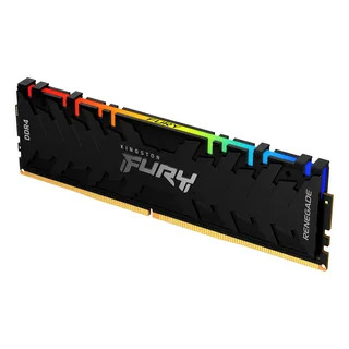 Оперативная память Kingston Fury Renegade, DDR4, 8GB (1x8GB), 3200MHz, CL16, DIMM, с радиатором, черный