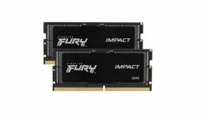 Оперативная память Kingston Fury Impact, DDR5, 32GB (2x16GB), 6000MHz, CL38, SO-DIMM