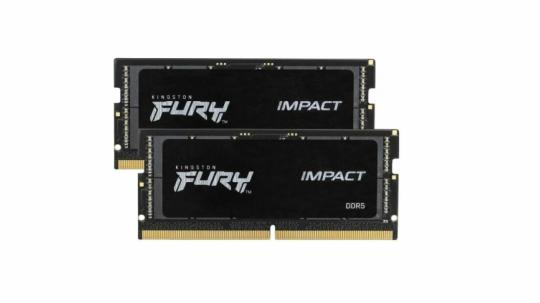 Оперативная память Kingston Fury Impact, DDR5, 32GB (2x16GB), 6000MHz, CL38, SO-DIMM