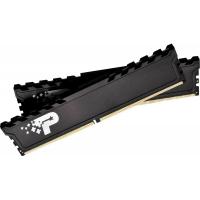 Оперативная память Patriot Signature Premium, DDR4, 8GB (1x8GB), 3200 MHz, CL22, с радиатором, чёрный