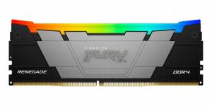 Оперативная память Kingston Fury Renegade, DDR4, 16GB (2x8GB), 3200MHz, CL16, DIMM, с радиатором, серый/черный