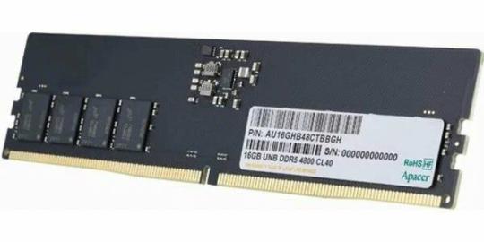 Оперативная память Apacer, DDR5, 16Gb (1x16Gb), 4800MHz, CL40, SO-DIMM