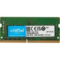 Оперативная память Crucial, DDR4, 8GB (1x8GB), 3200 MHz, CL22, без радиатора, SO-DIMM, OEM